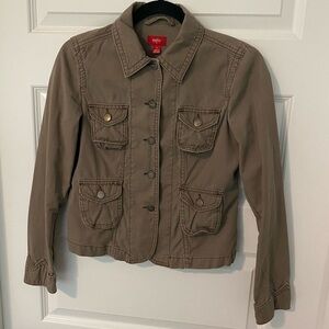 Vintage Massimo Utility Jacket Size Small S Army Olive Green